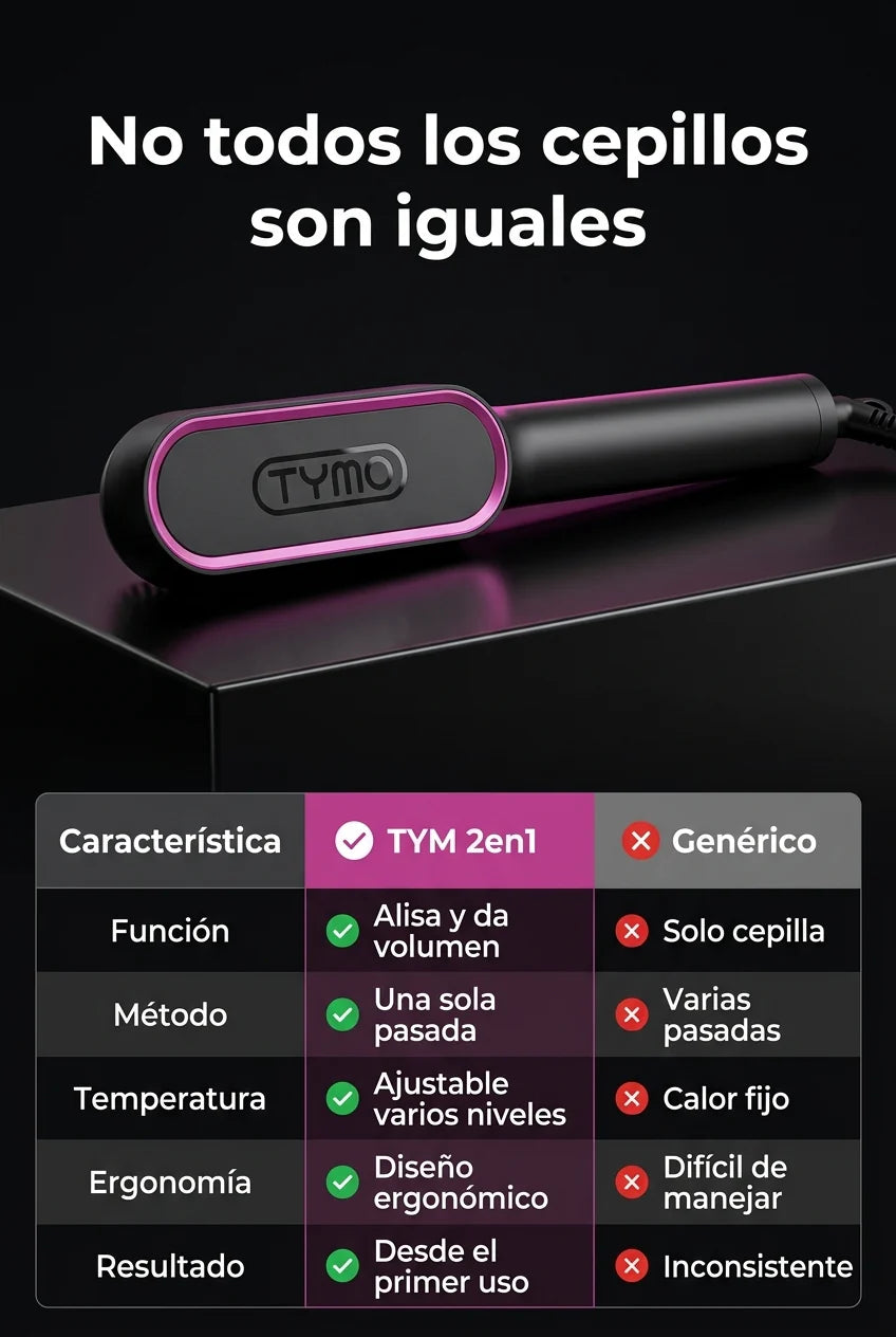 cepillo Alisador 2 en 1 - Lanzamiento con 75% de descuento 🎁