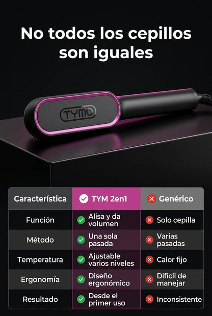 cepillo Alisador 2 en 1 - Lanzamiento con 75% de descuento 🎁