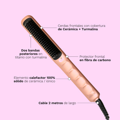 cepillo Alisador 2 en 1 - Lanzamiento con 75% de descuento 🎁